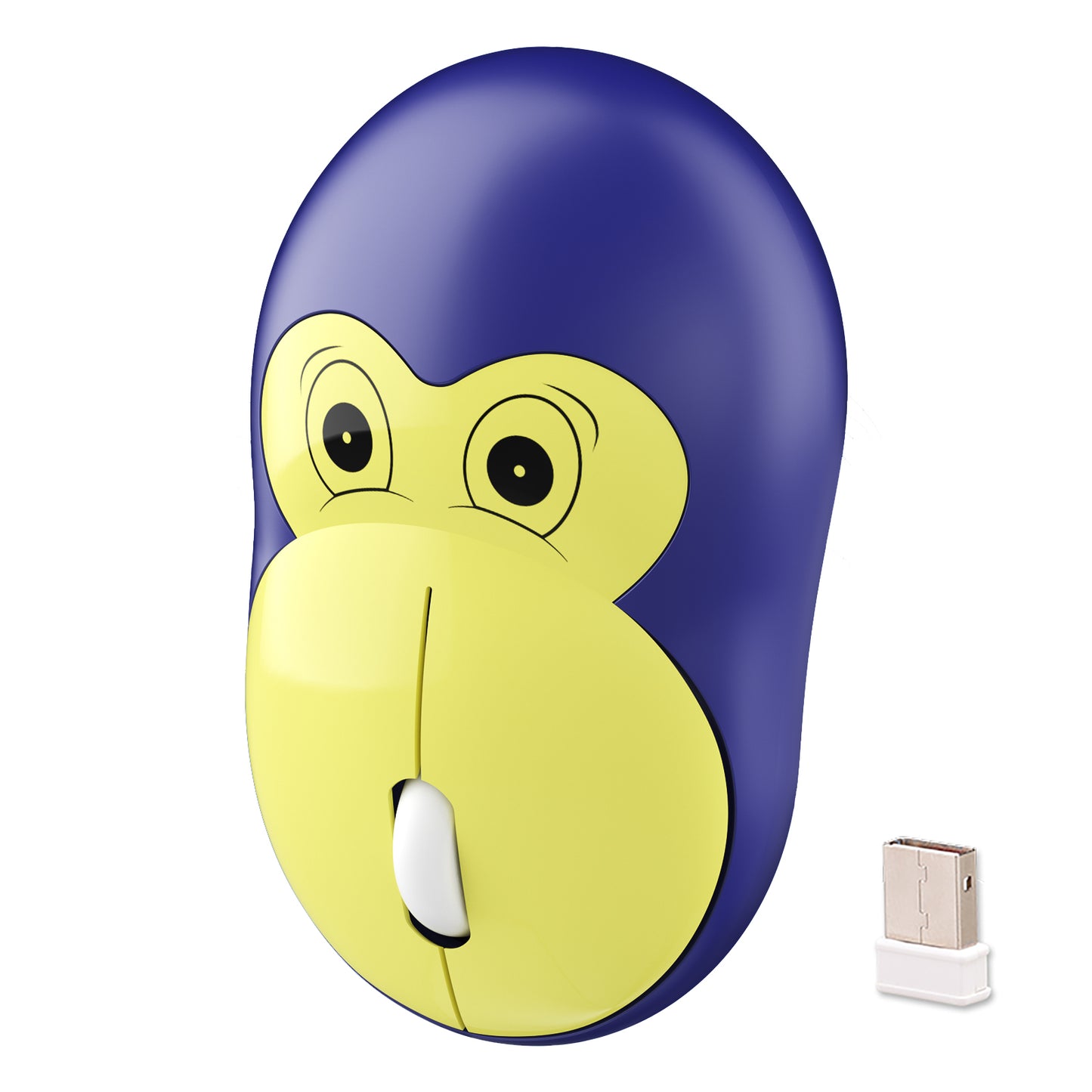 Cute Monkey Wireless Mouse, Lightweight Silent Kids Mouse