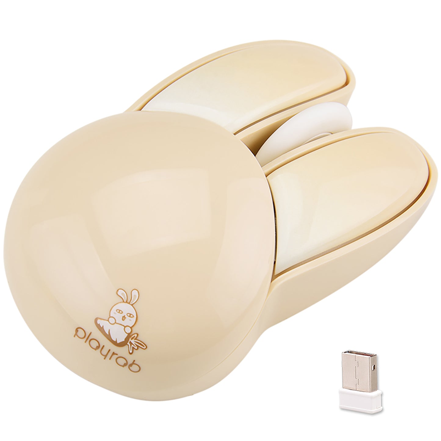 Cute Bunny Wireless Mouse, Lightweight Silent Kids Mouse