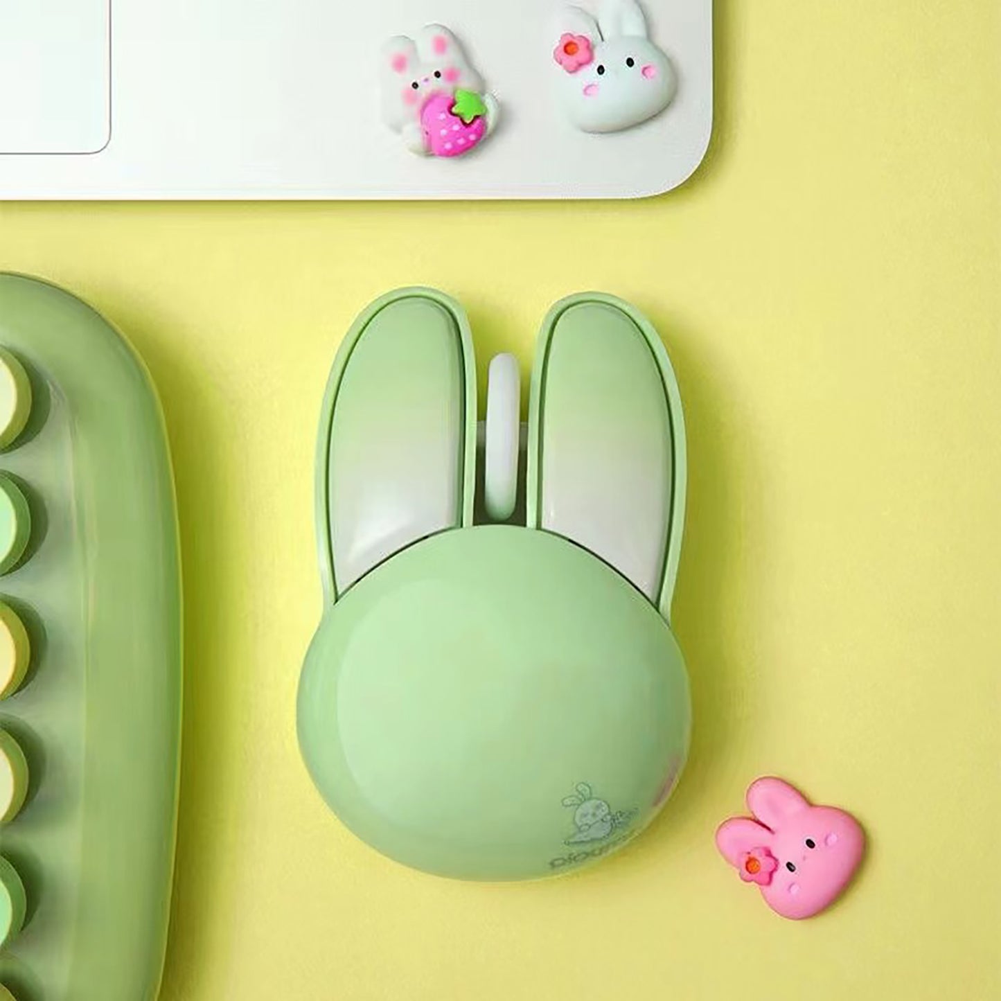 Cute Bunny Wireless Mouse, Lightweight Silent Kids Mouse