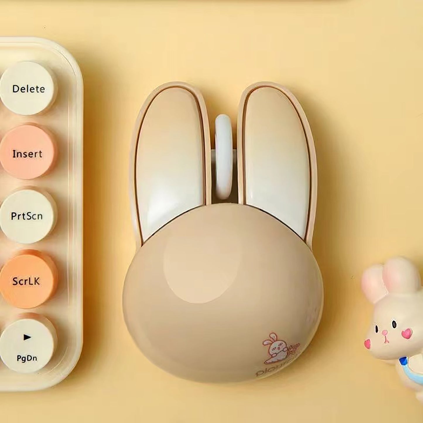 Cute Bunny Wireless Mouse, Lightweight Silent Kids Mouse