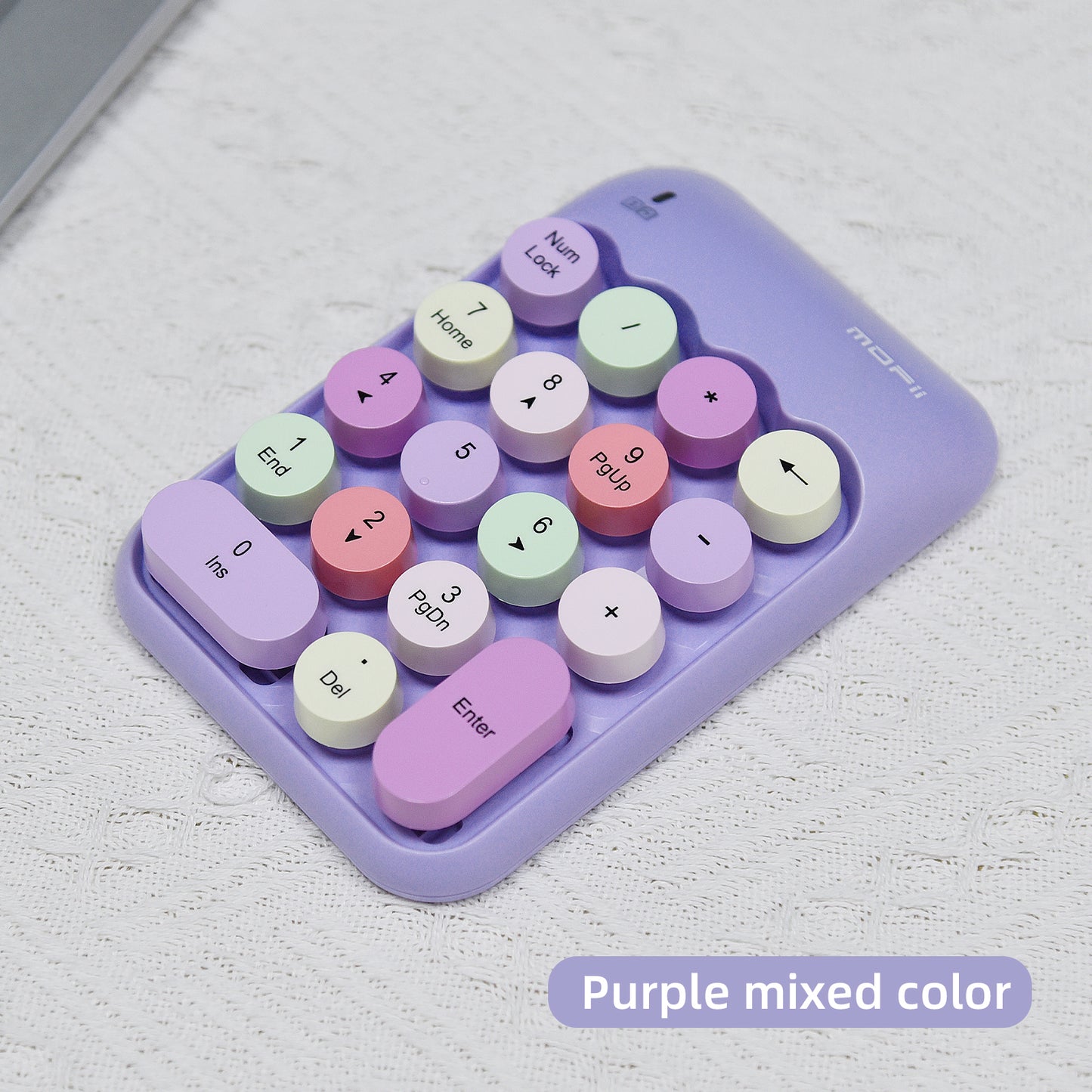 Colorful Wireless Numeric Keypad, Cute Bubble Numpad