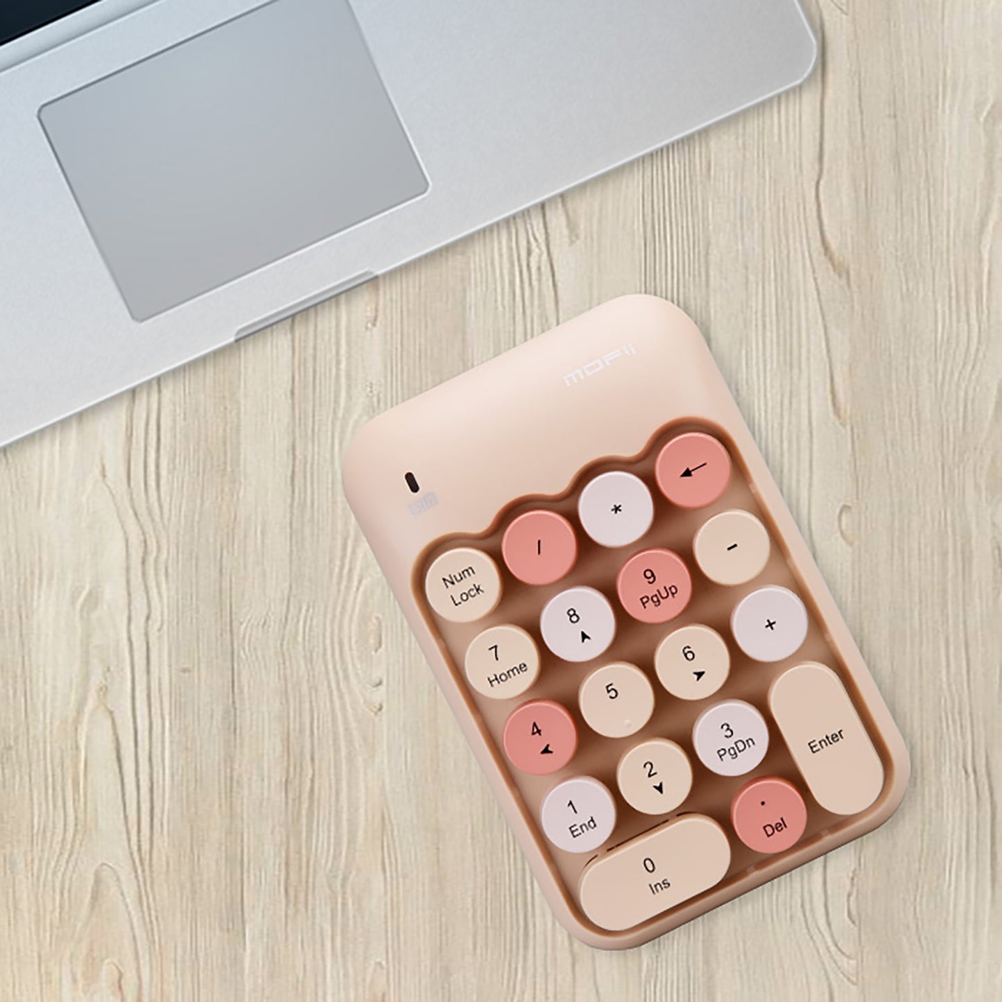 Colorful Wireless Numeric Keypad, Cute Bubble Numpad