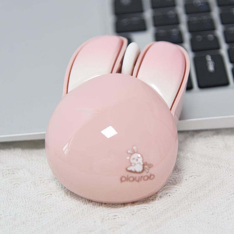 Cute Bunny Wireless Mouse, Lightweight Silent Kids Mouse