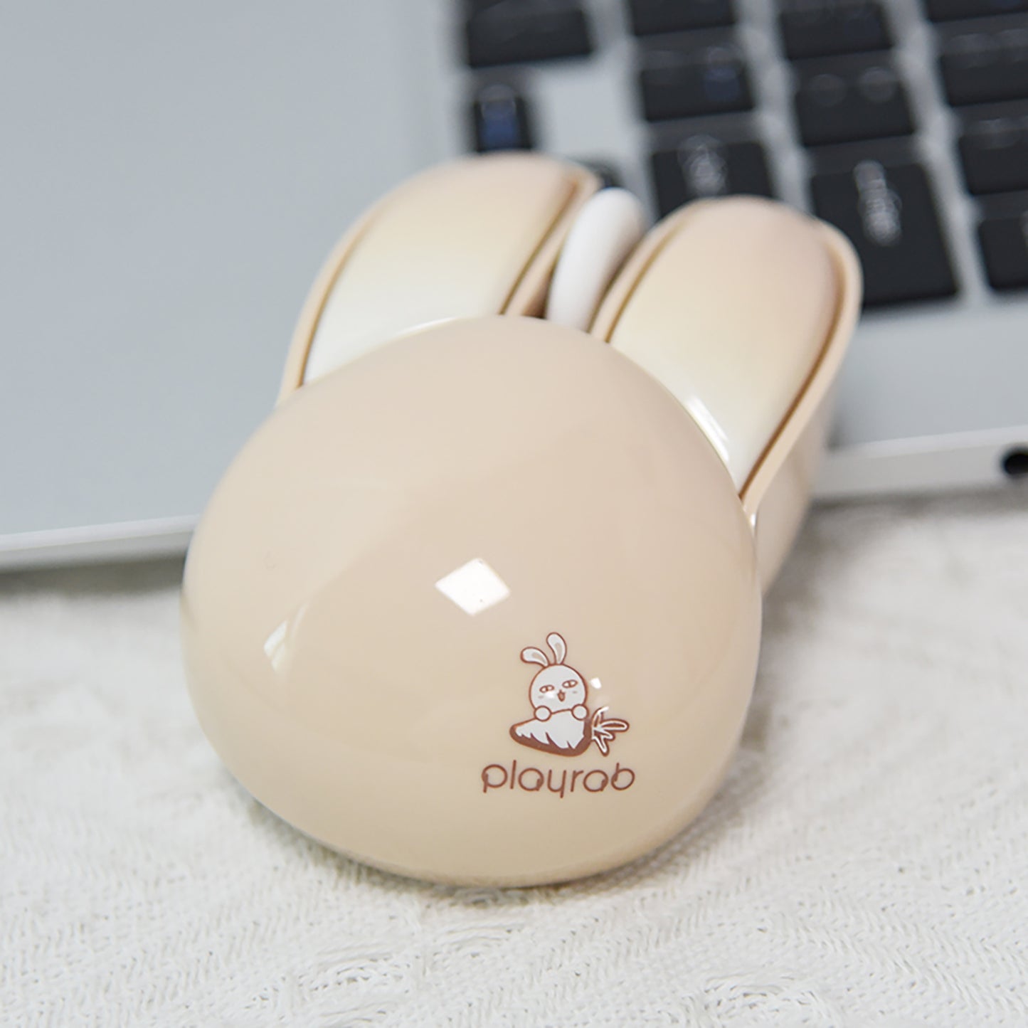 Cute Bunny Wireless Mouse, Lightweight Silent Kids Mouse