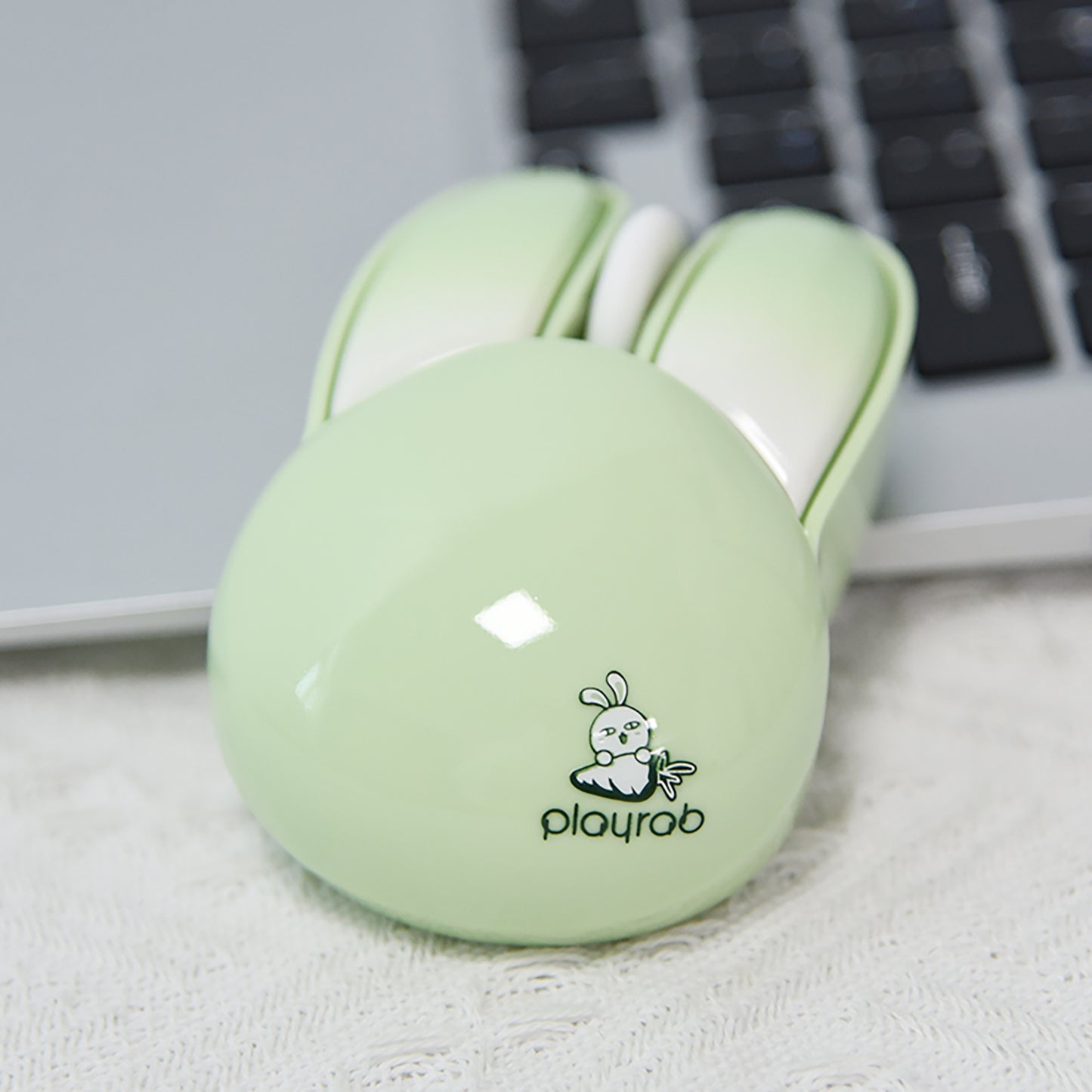 Cute Bunny Wireless Mouse, Lightweight Silent Kids Mouse