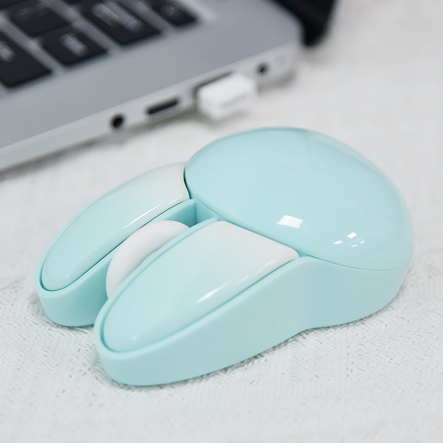 Cute Bunny Wireless Mouse, Lightweight Silent Kids Mouse