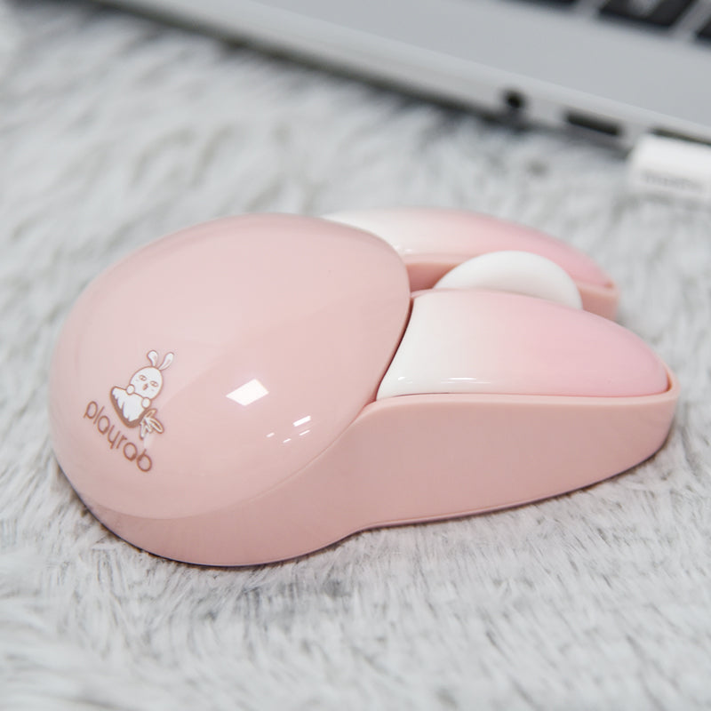 Cute Bunny Wireless Mouse, Lightweight Silent Kids Mouse