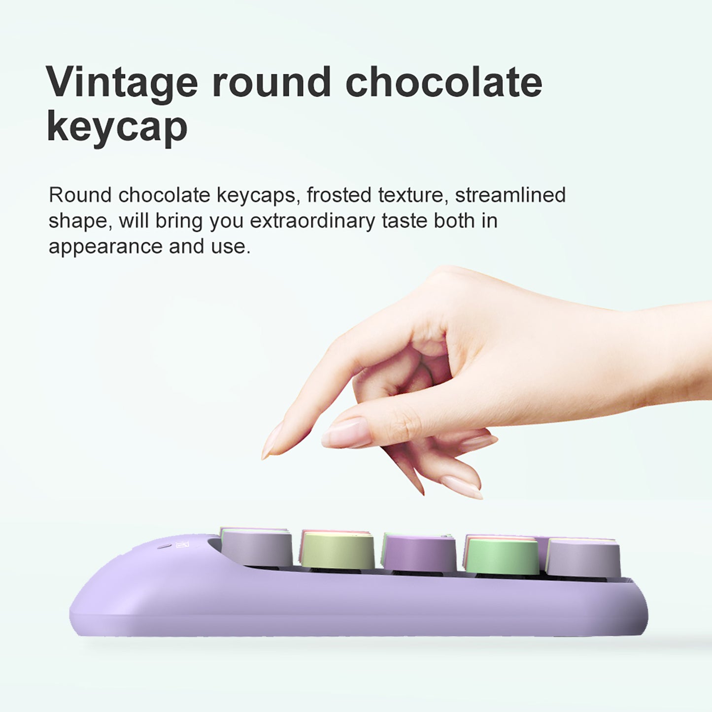 Colorful Wireless Numeric Keypad, Cute Bubble Numpad
