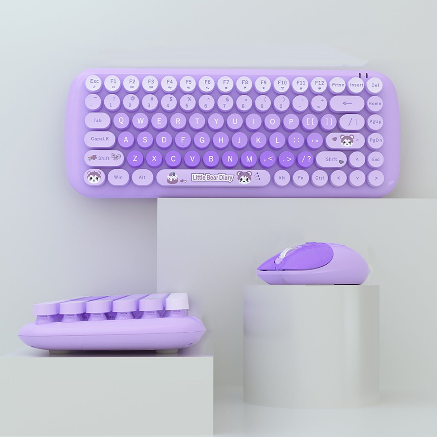 Candy Color 80% TKL Wireless Keyboard and Mouse Combo