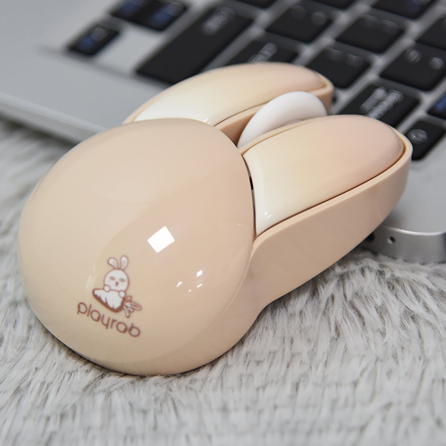 Cute Bunny Wireless Mouse, Lightweight Silent Kids Mouse