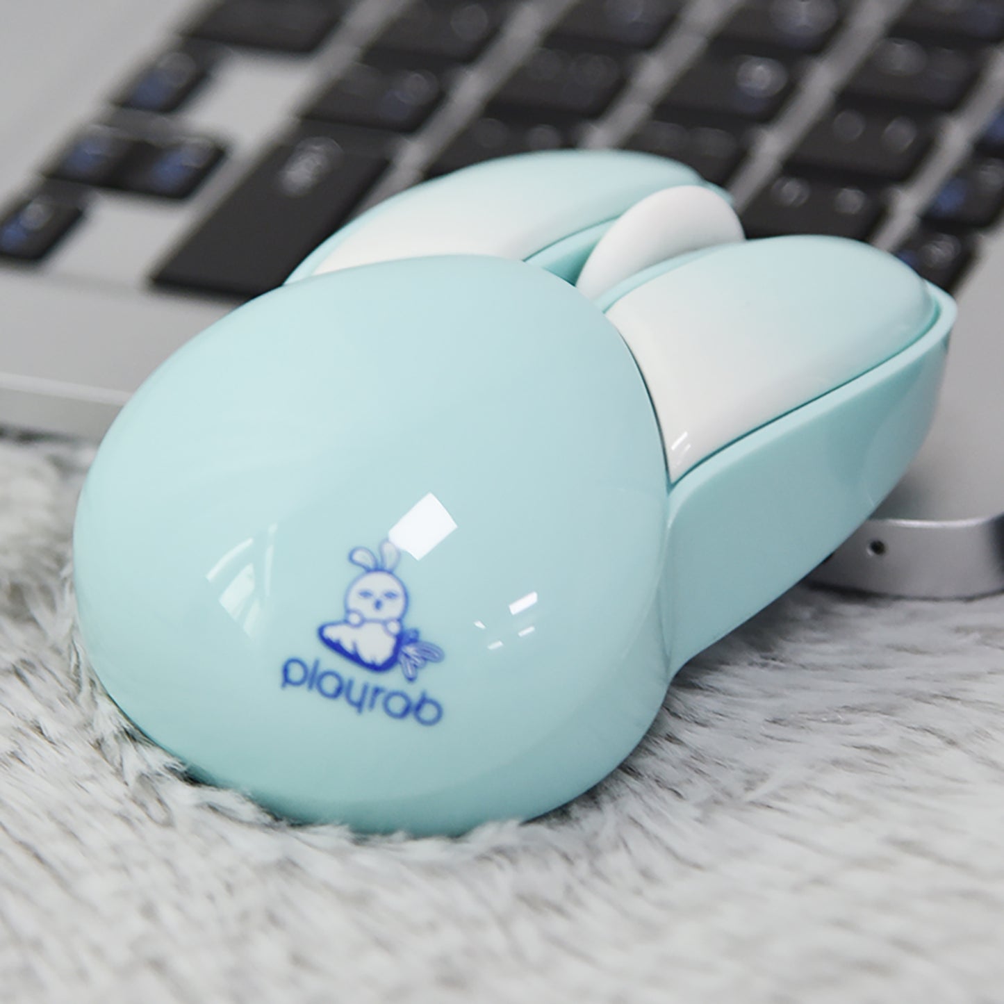 Cute Bunny Wireless Mouse, Lightweight Silent Kids Mouse