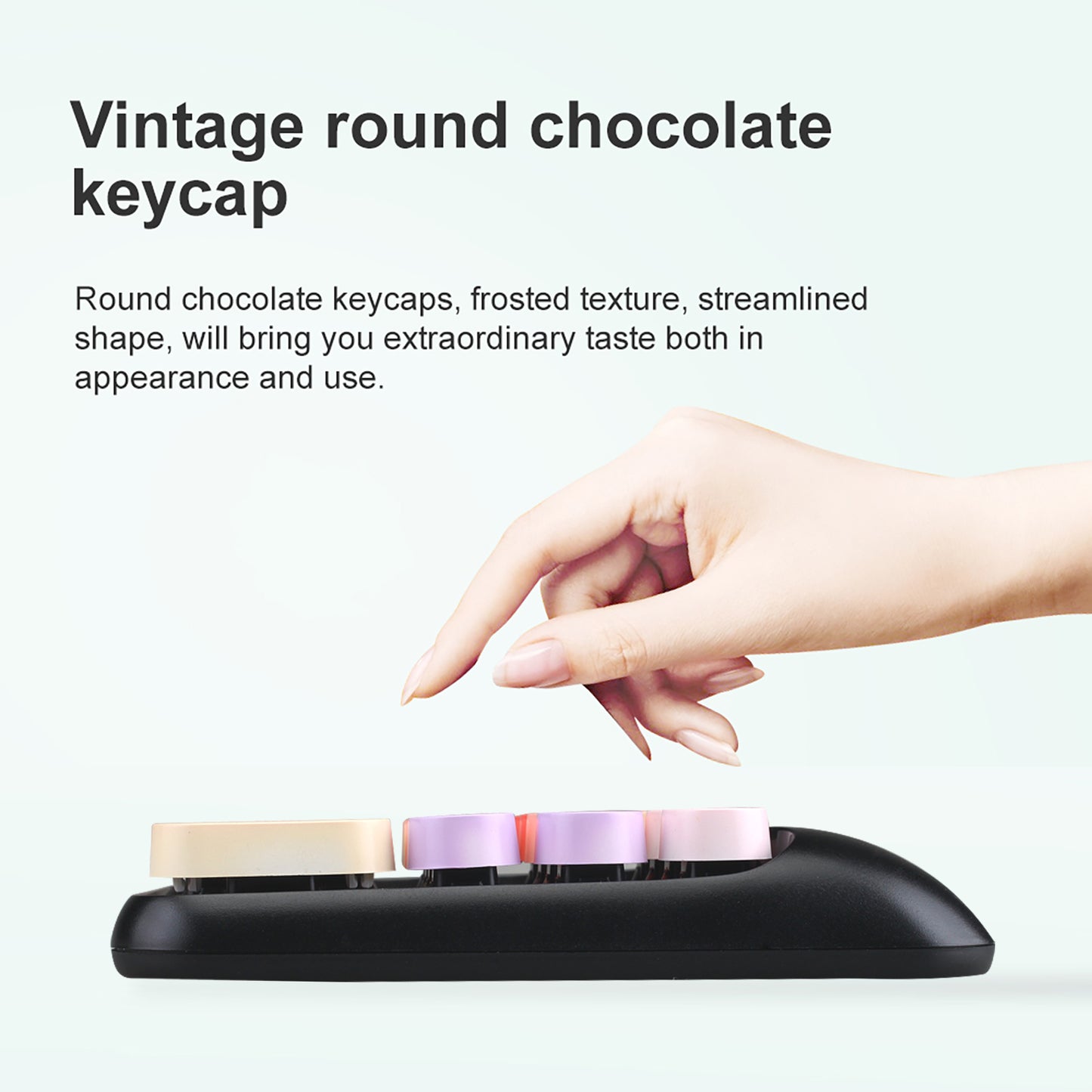 Colorful Wireless Numeric Keypad, Cute Bubble Numpad