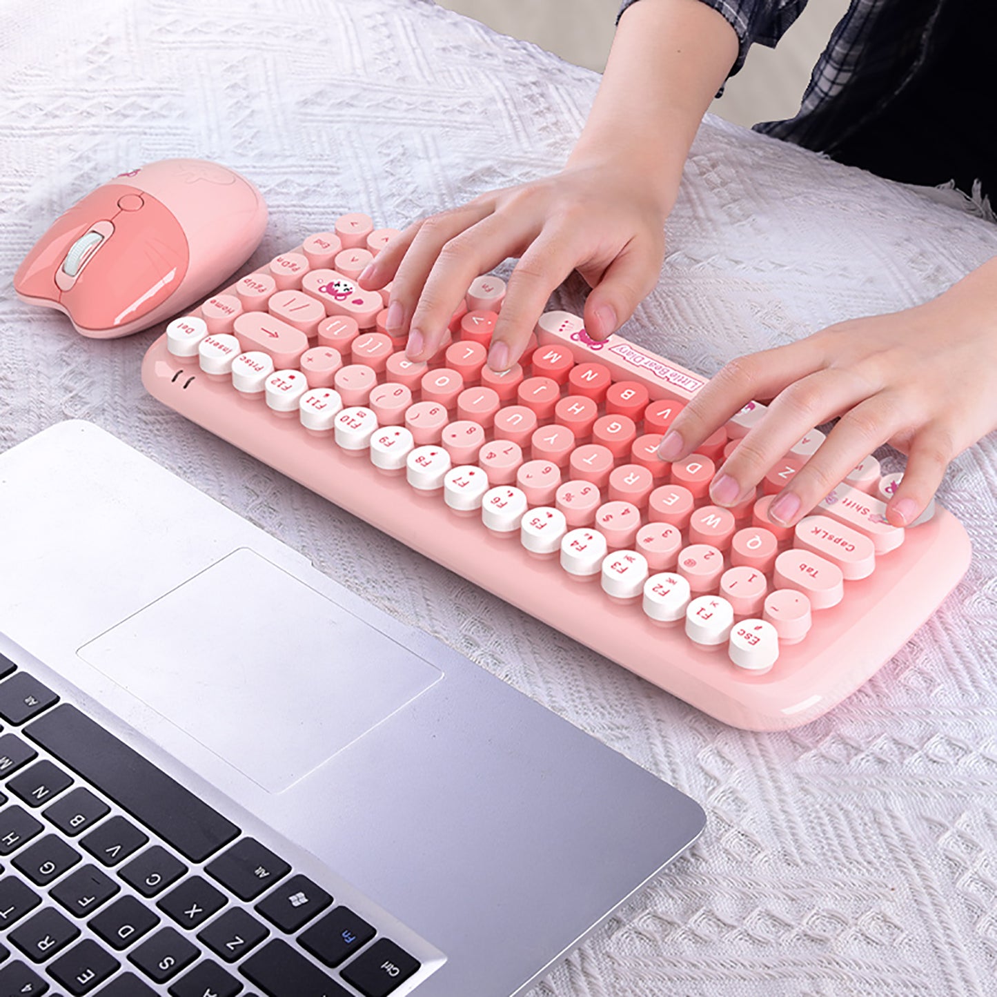 Candy Color 80% TKL Wireless Keyboard and Mouse Combo