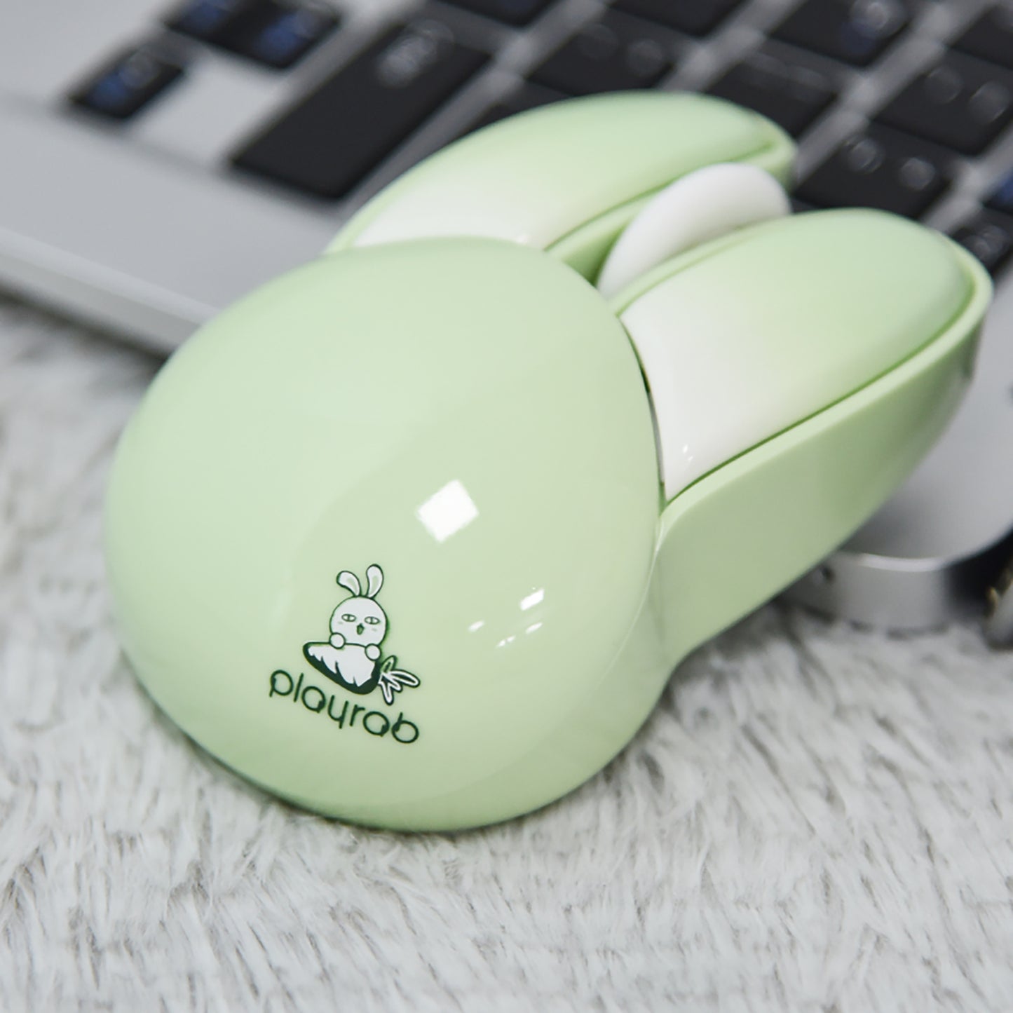 Cute Bunny Wireless Mouse, Lightweight Silent Kids Mouse