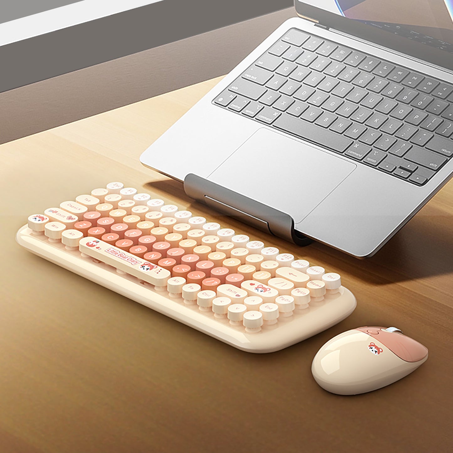 Candy Color 80% TKL Wireless Keyboard and Mouse Combo