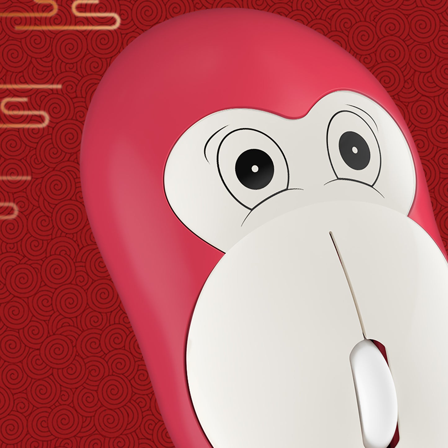 Cute Monkey Wireless Mouse, Lightweight Silent Kids Mouse