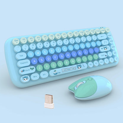 Candy Color 80% TKL Wireless Keyboard and Mouse Combo