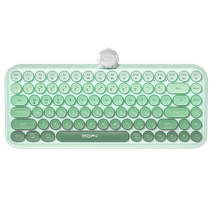 Colorful Dual Mode Wireless Keyboard with Magnetic Bear