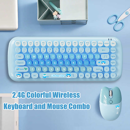 Candy Color 80% TKL Wireless Keyboard and Mouse Combo