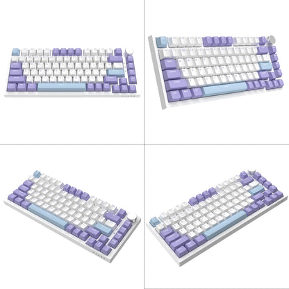 AJAZZ AK820 75% Wired RGB Gasket Mechanical Keyboard with Volume Knob